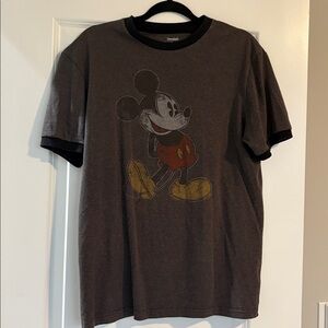 Mickey Mouse Graphic T-Shirt - Gray
